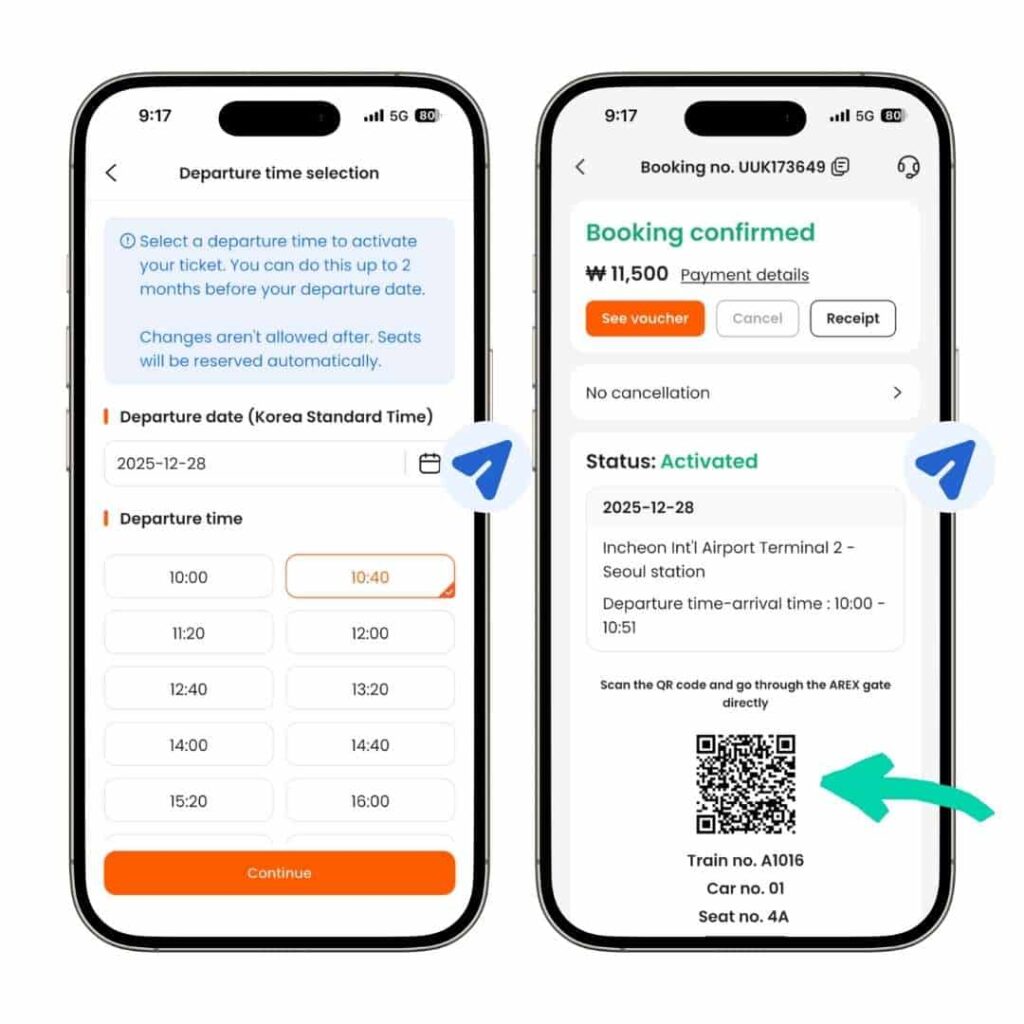 how-to-use-arex-ticket-korea