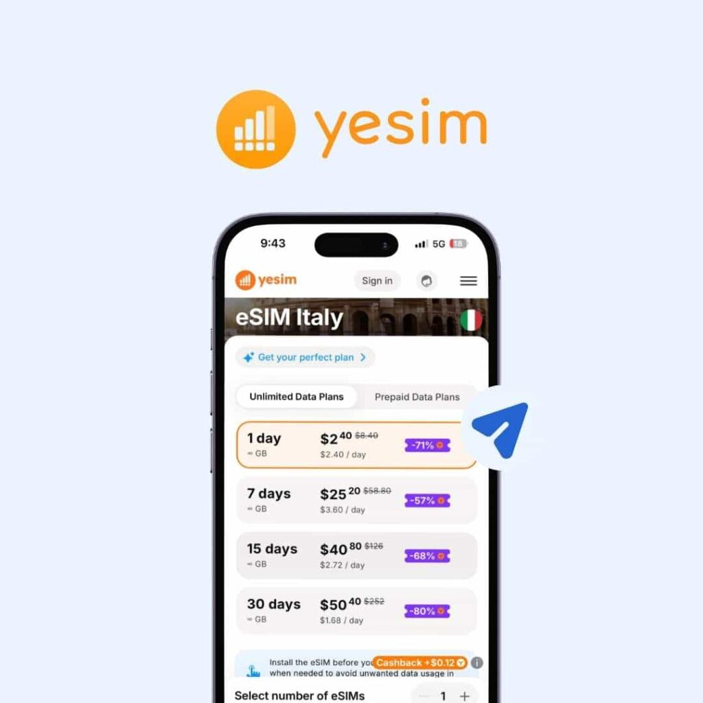 italy-esim-unlimited-data-yesim-promo-code