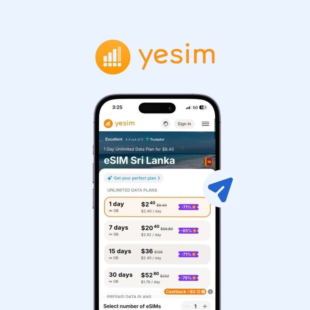 sri-lanka-esim-unlimited-data-tourist