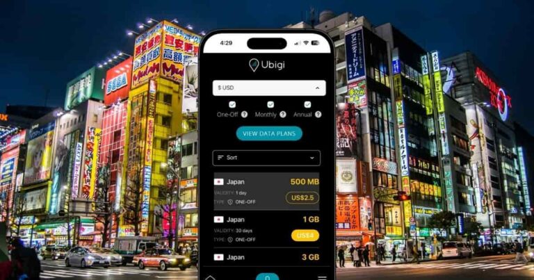 Why Ubigi is the Best eSIM for Japan: Reviews & 10% off Coupon Code