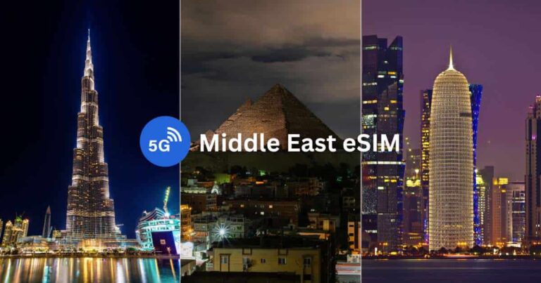 7 Best eSIMs for the Middle East: Unlimited Data & Phone Number