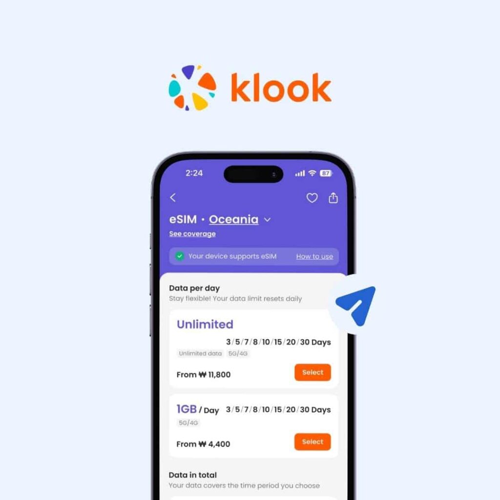 oceania-esim-klook