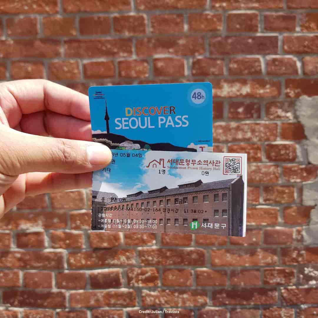 South Korea travel checklist: Discover Seoul Pass and Seodaemun Prison History Hall ticket